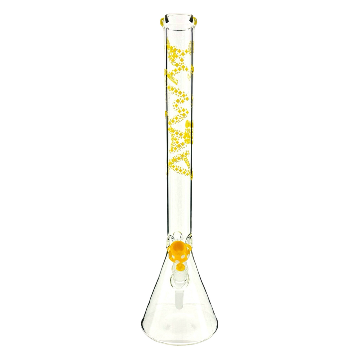 21" Tall 50 By 5mm Beaker Bong Tall Neck Positive Mushroom Type