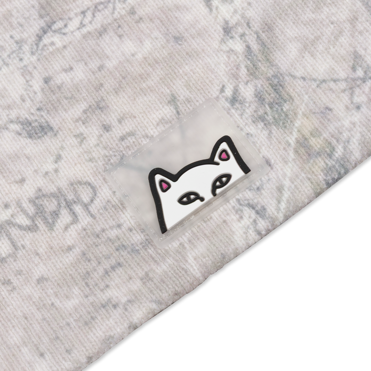 Peeking Nermal Skull Beanie (Nerm Tree Camo)