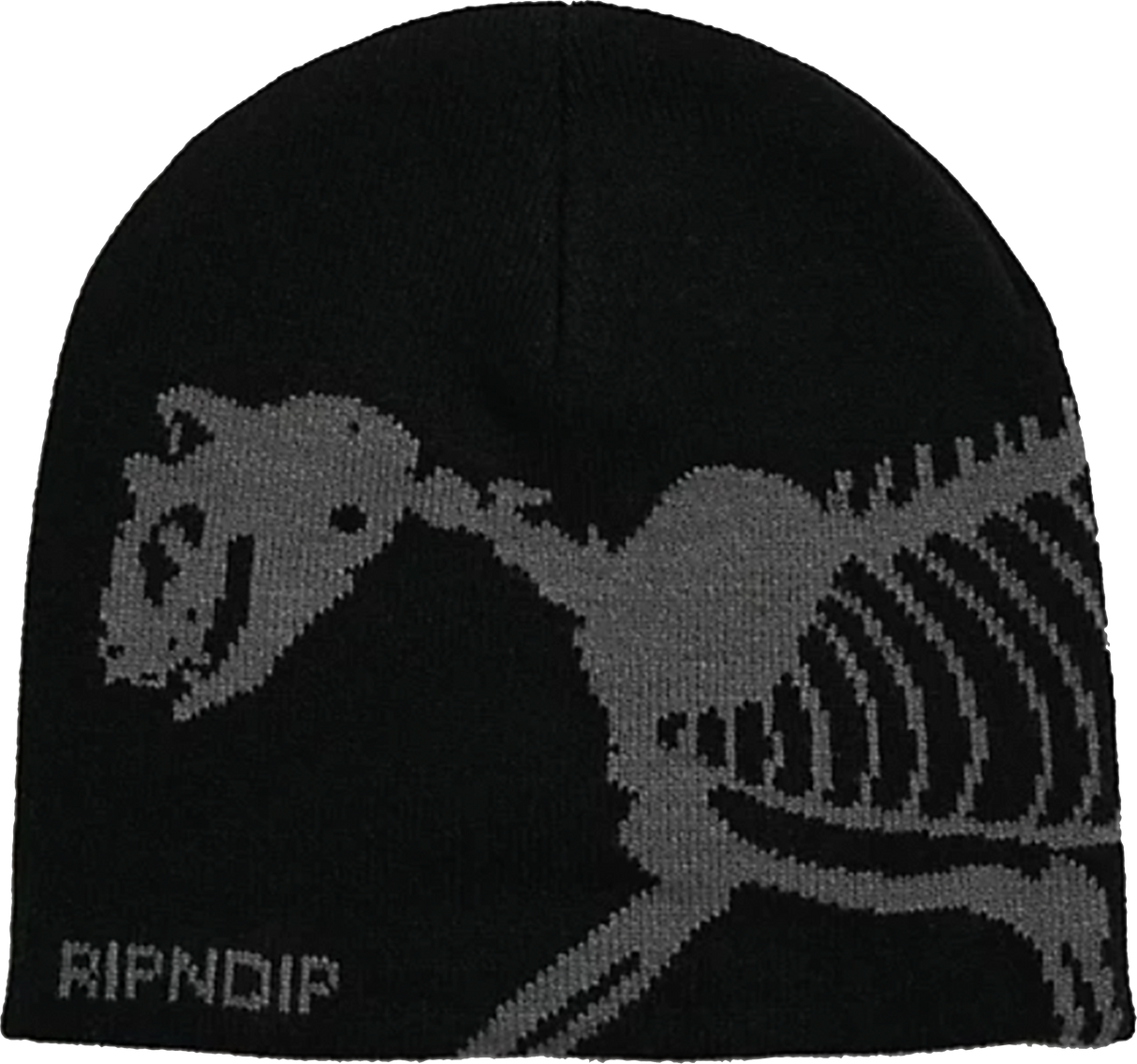 Fossil Skull Beanie (Black)