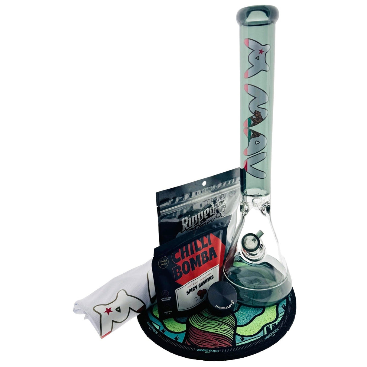 One Of One All Cali Bundle Beaker Bong