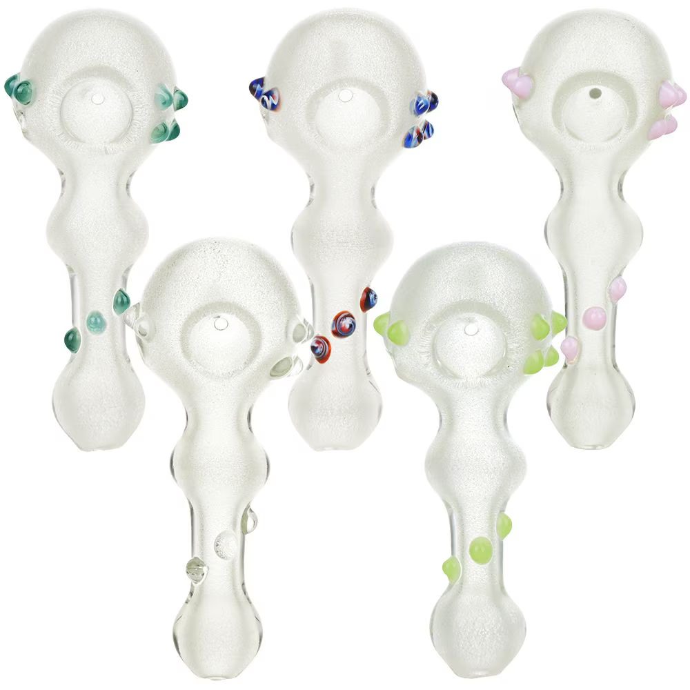 Inner Illumination Glow In The Dark Spoon Pipe | 4.5" | Colors Vary