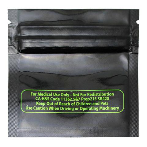 Mylar Smell-Proof Zip Bags – ½ g – 3″ × 3″ – 50 Pack