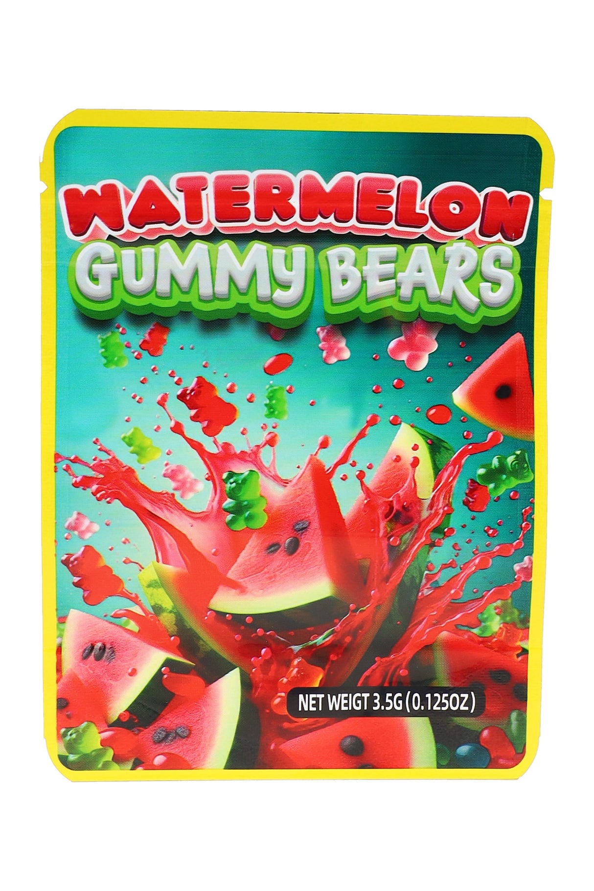 Printed Mylar 3.5 g Bags “Sugary Treats” – Choose Design – 50-Pack