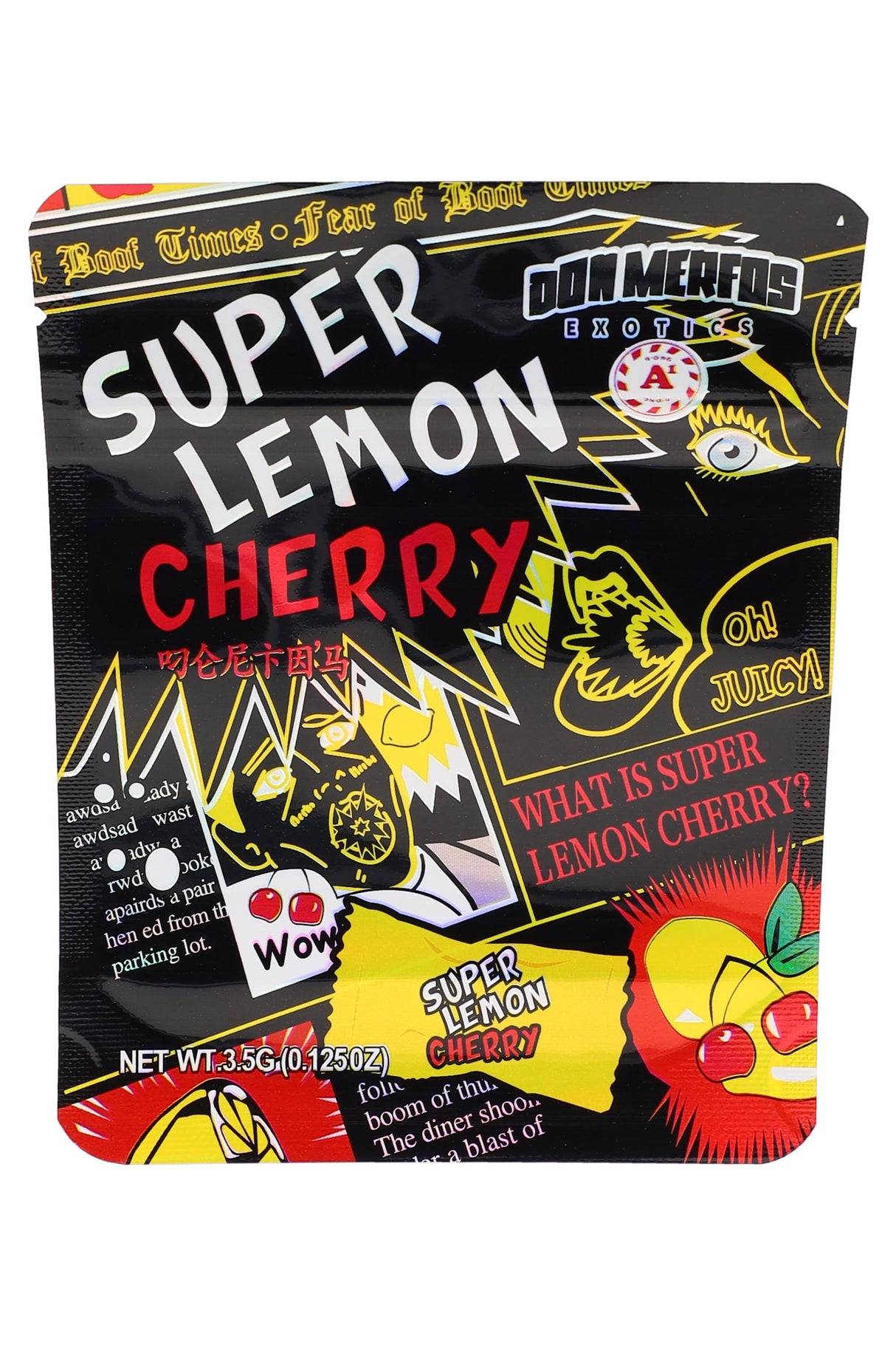 Printed Mylar 3.5 g Bags “Sweet Goodies” – Choose Design – 50-Pack