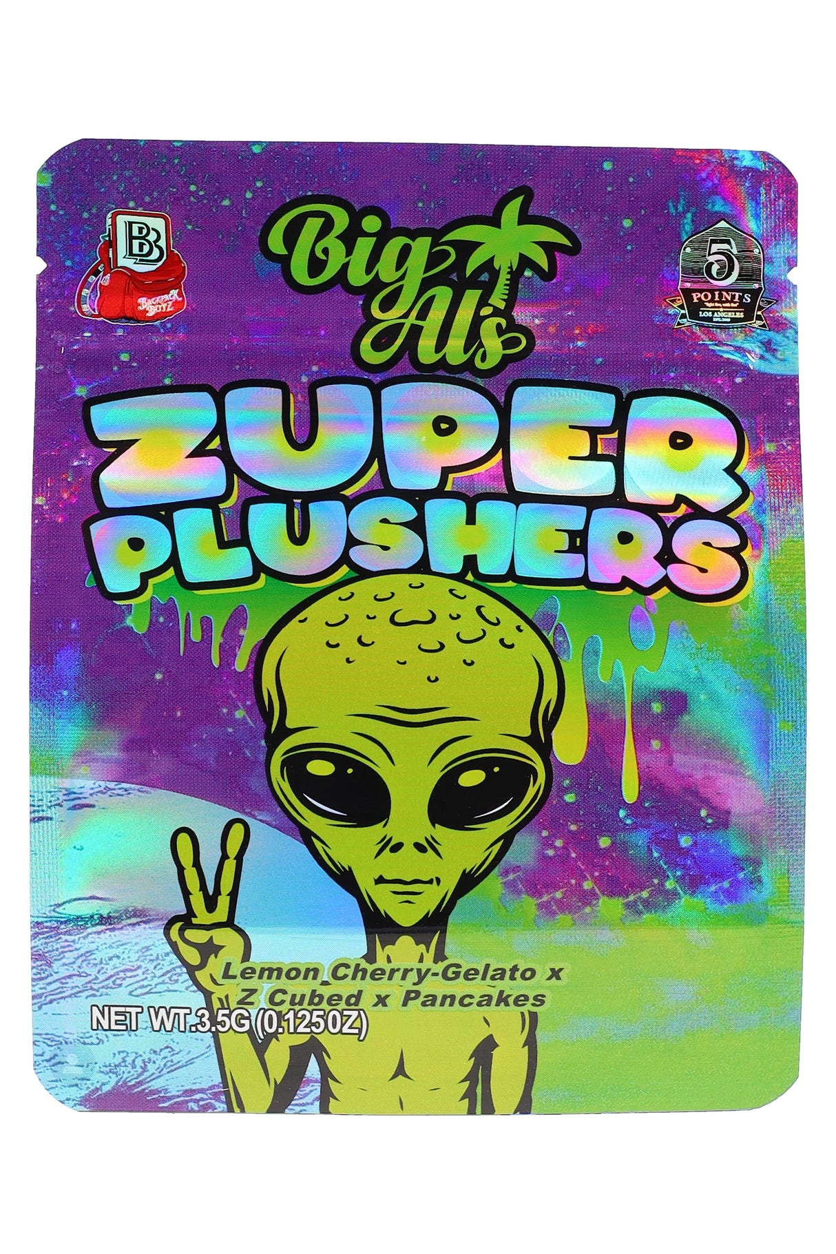 Mylar ⅛ oz Bags – Strain Designs – 50 Pack – Choose Style