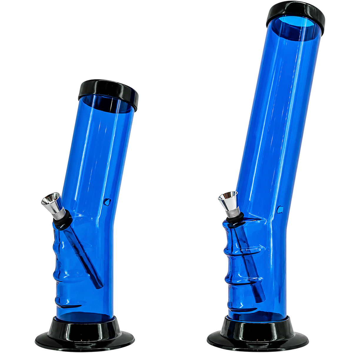 JM Enterprises 9-12" Acrylic Bent Neck Bong - Multiple Colors