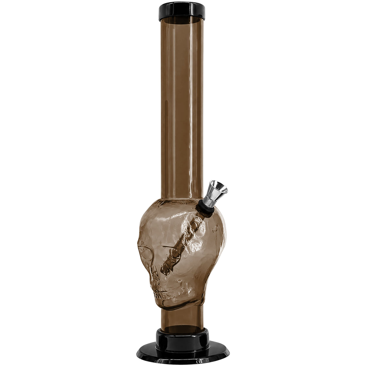 JM Enterprises 9-12" Acrylic Skull Bong - Multiple Colors