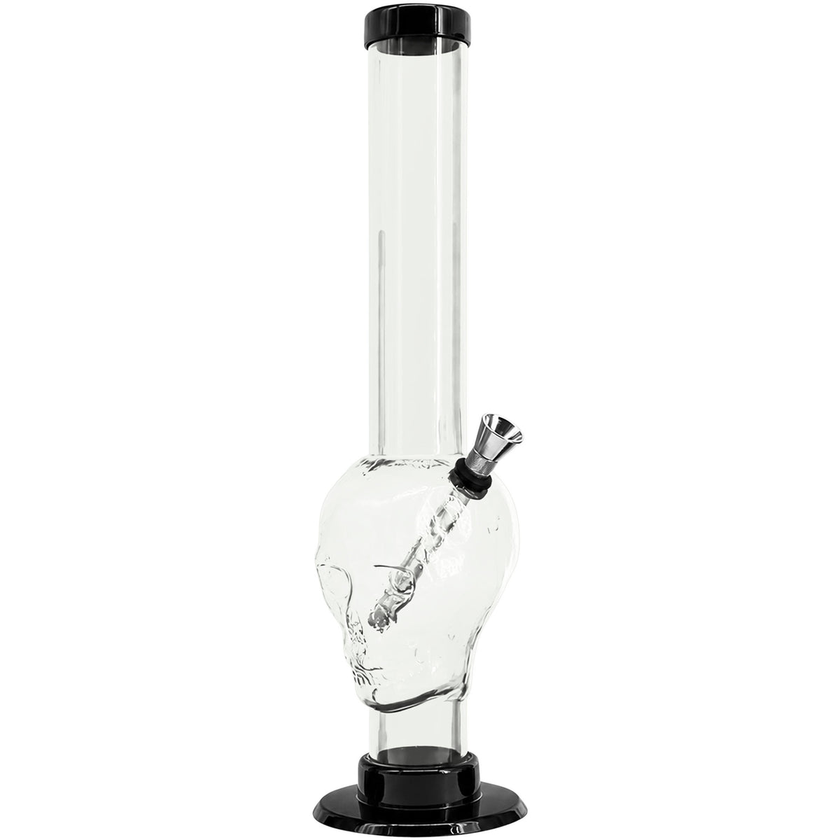 JM Enterprises 9-12" Acrylic Skull Bong - Multiple Colors