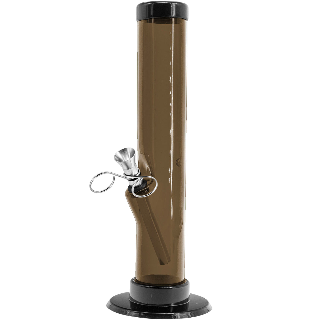 JM Enterprises 6-9-12" Acrylic Straight Tube Bong - 1.5" Tube Diameter - Multiple Colors
