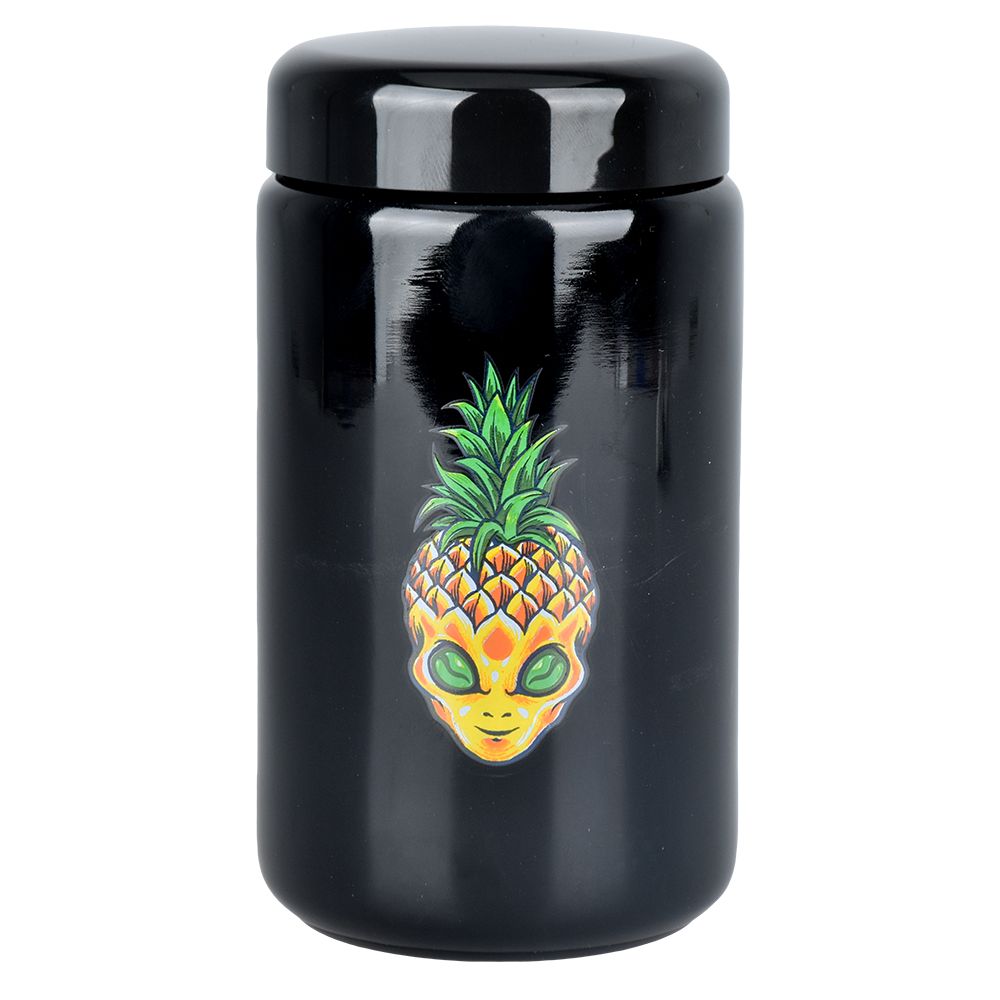 Pulsar Pinealien UV Screw Top Jar in Extra Large Size, 1 Ounce Capacity, Front View