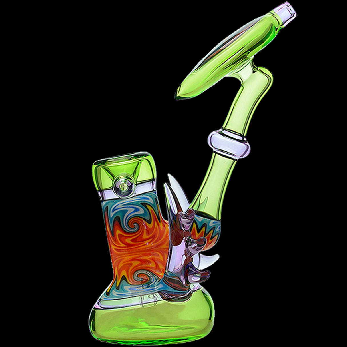 Calibear Horned Wig Wag Upright Bubbler