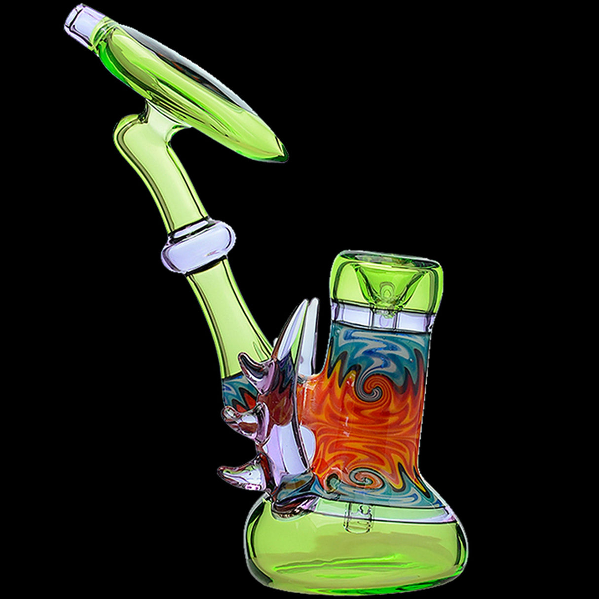 Calibear Horned Wig Wag Upright Bubbler