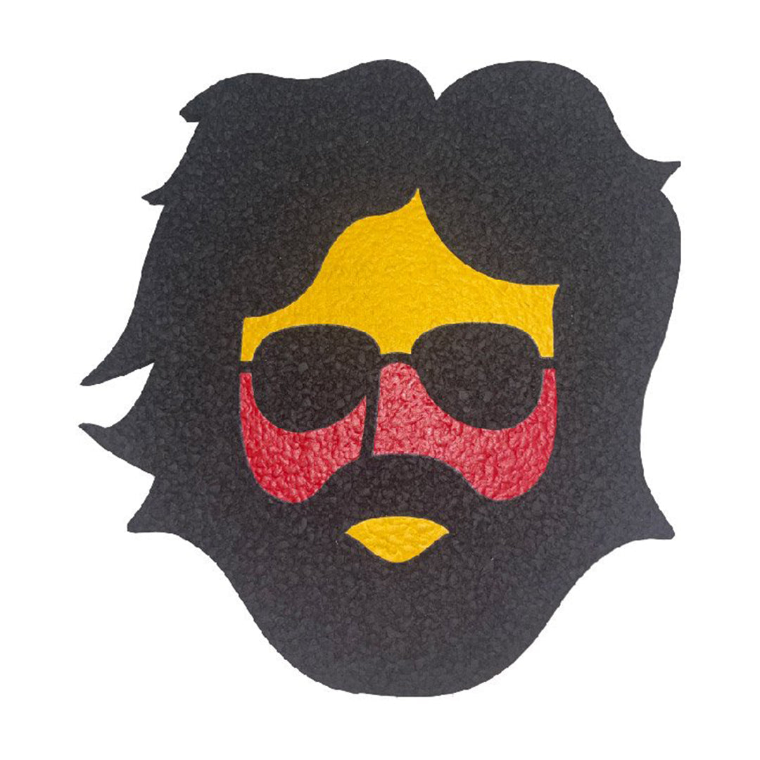 East Coasters 10" Dab Mat with iconic face design, perfect for protecting surfaces during use