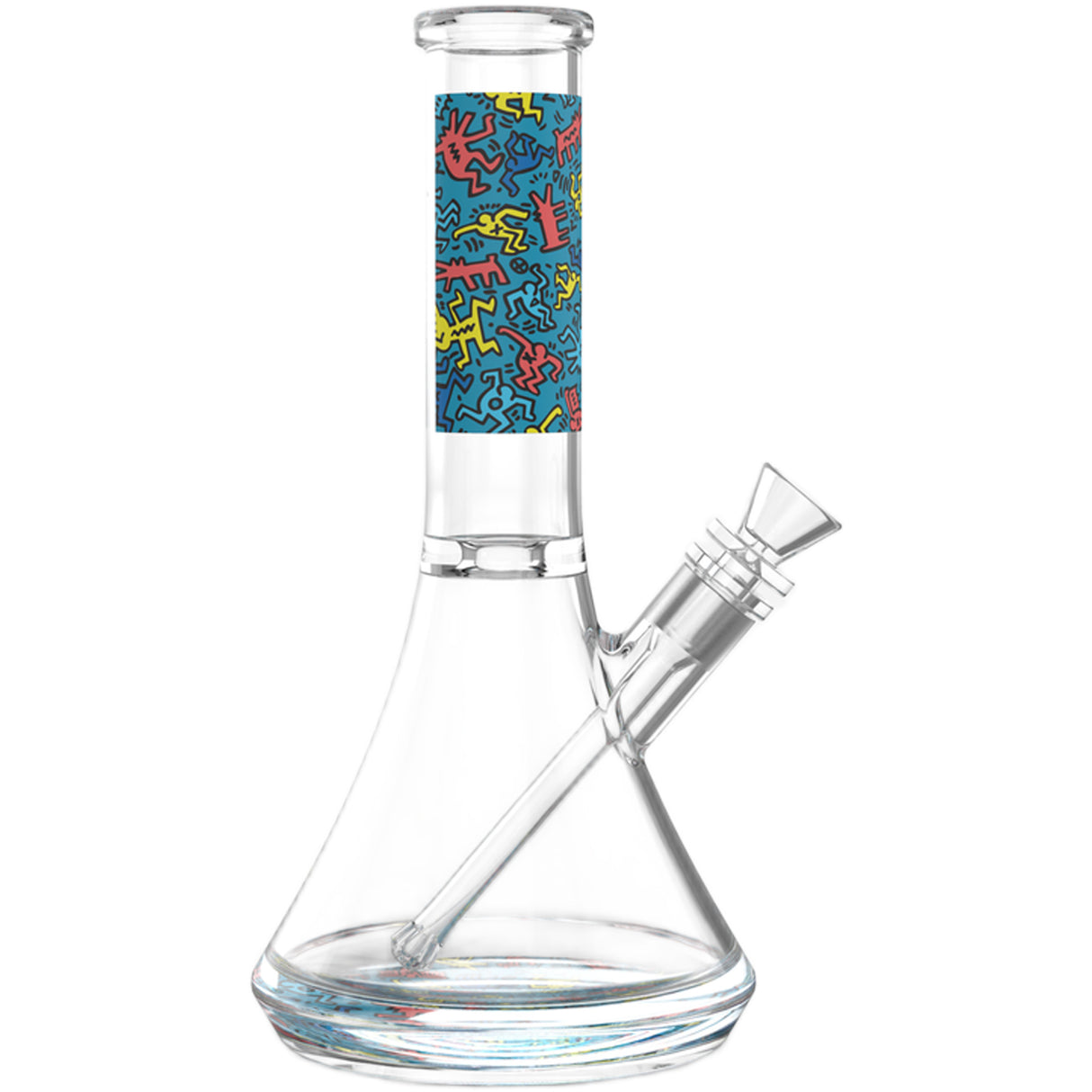 K.Haring Glass Water Pipe