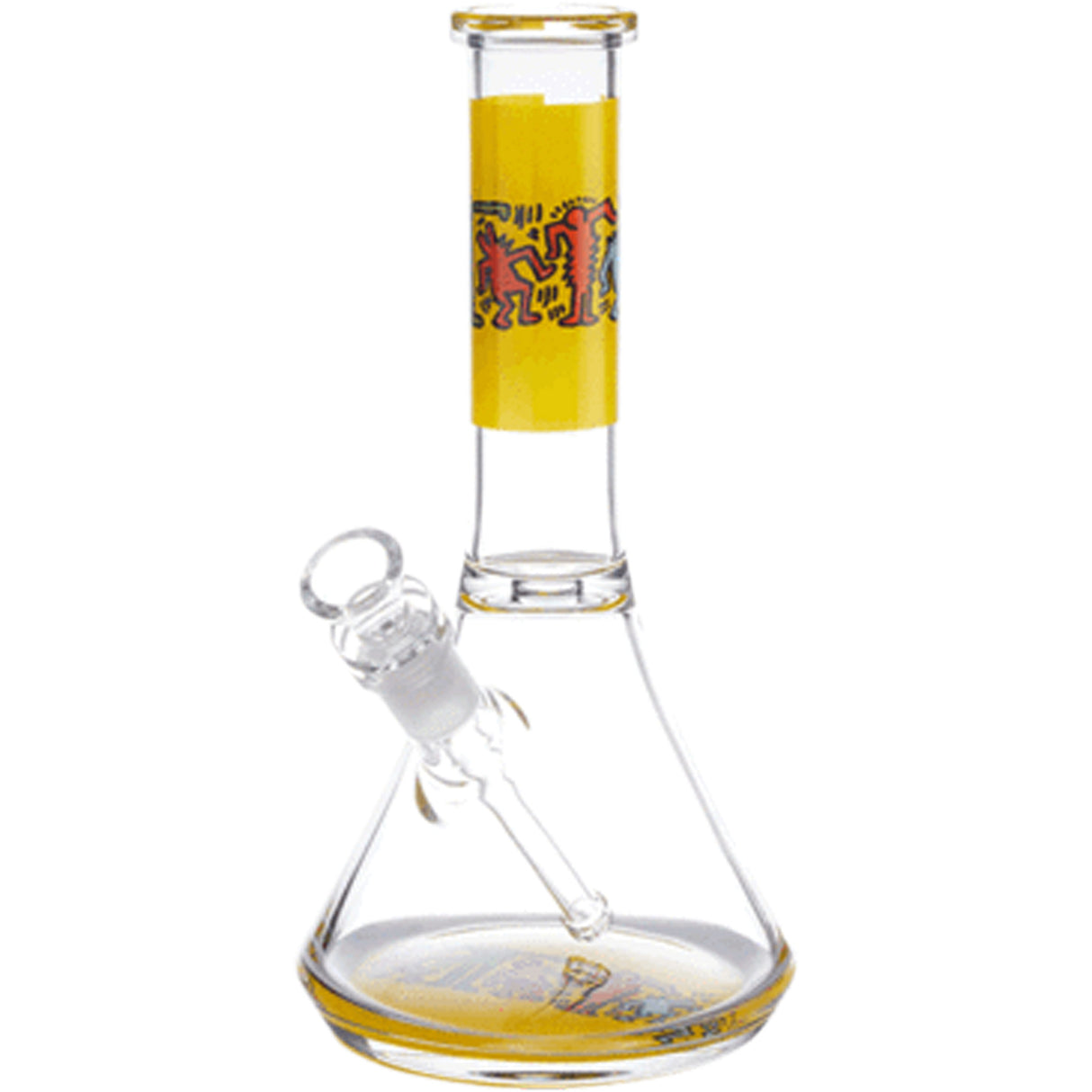 K.Haring Glass Water Pipe