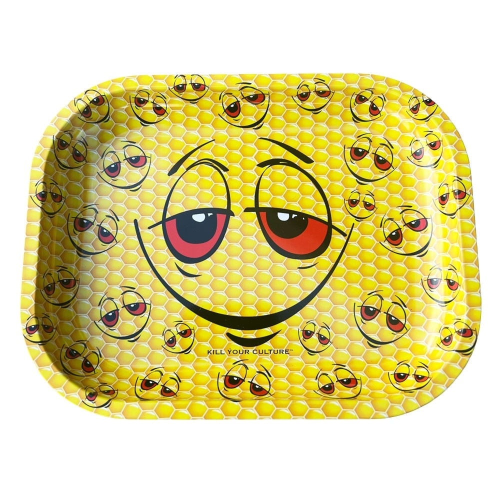 Kill Your Culture Rolling Tray | 420 Smiley | 7"x5.5"
