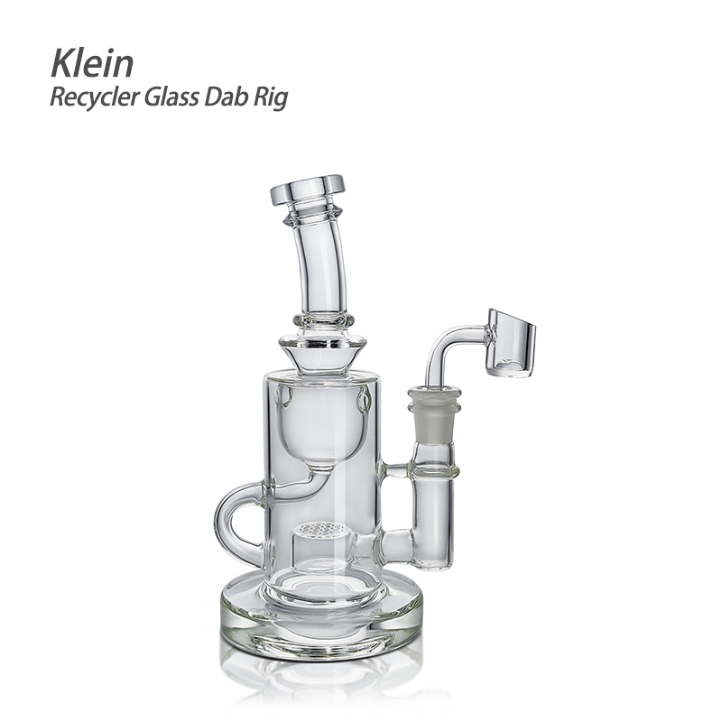 Waxmaid 7.48β Klein Recycler Glass Dab Rig