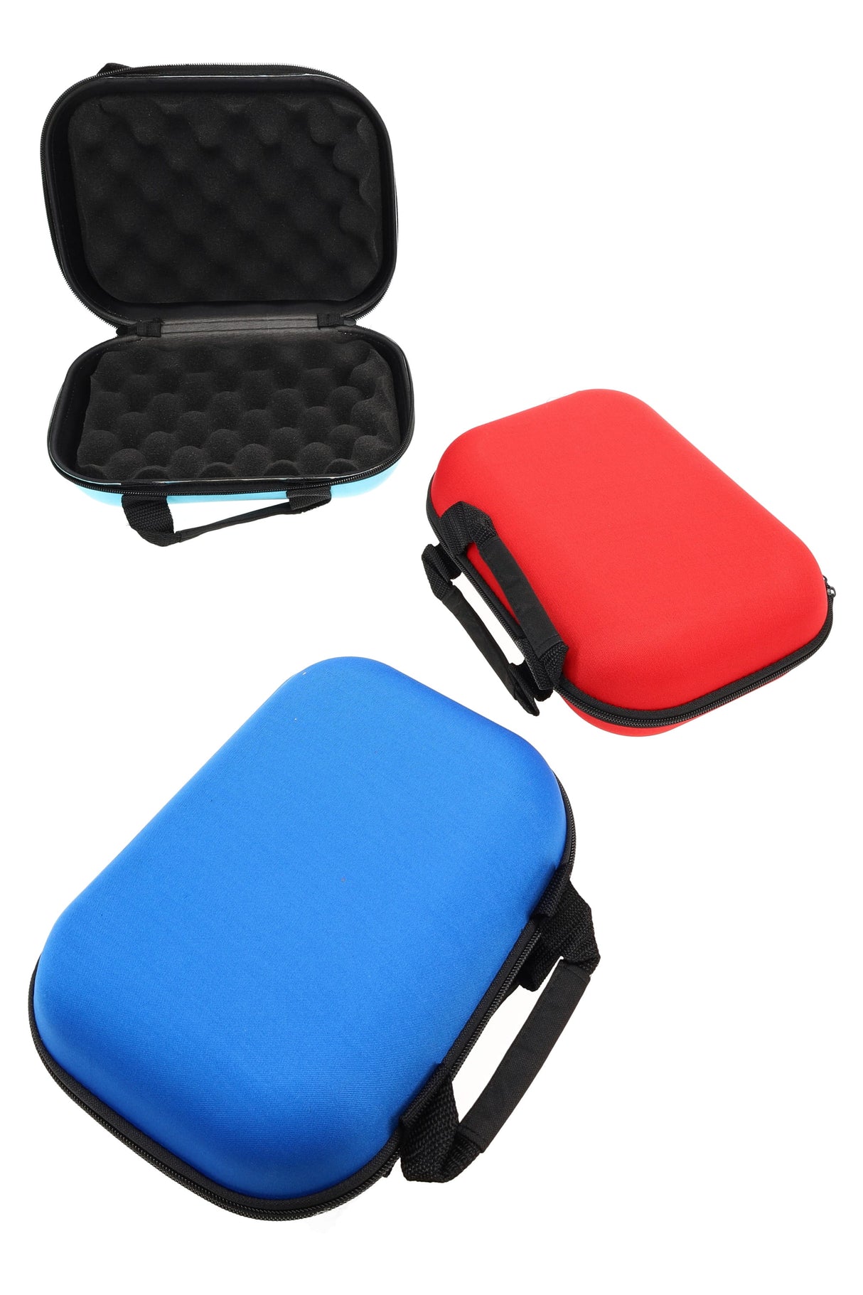 10″ x 7″ Hard Shell Zip-Up Carrying Pouch – Assorted Colors