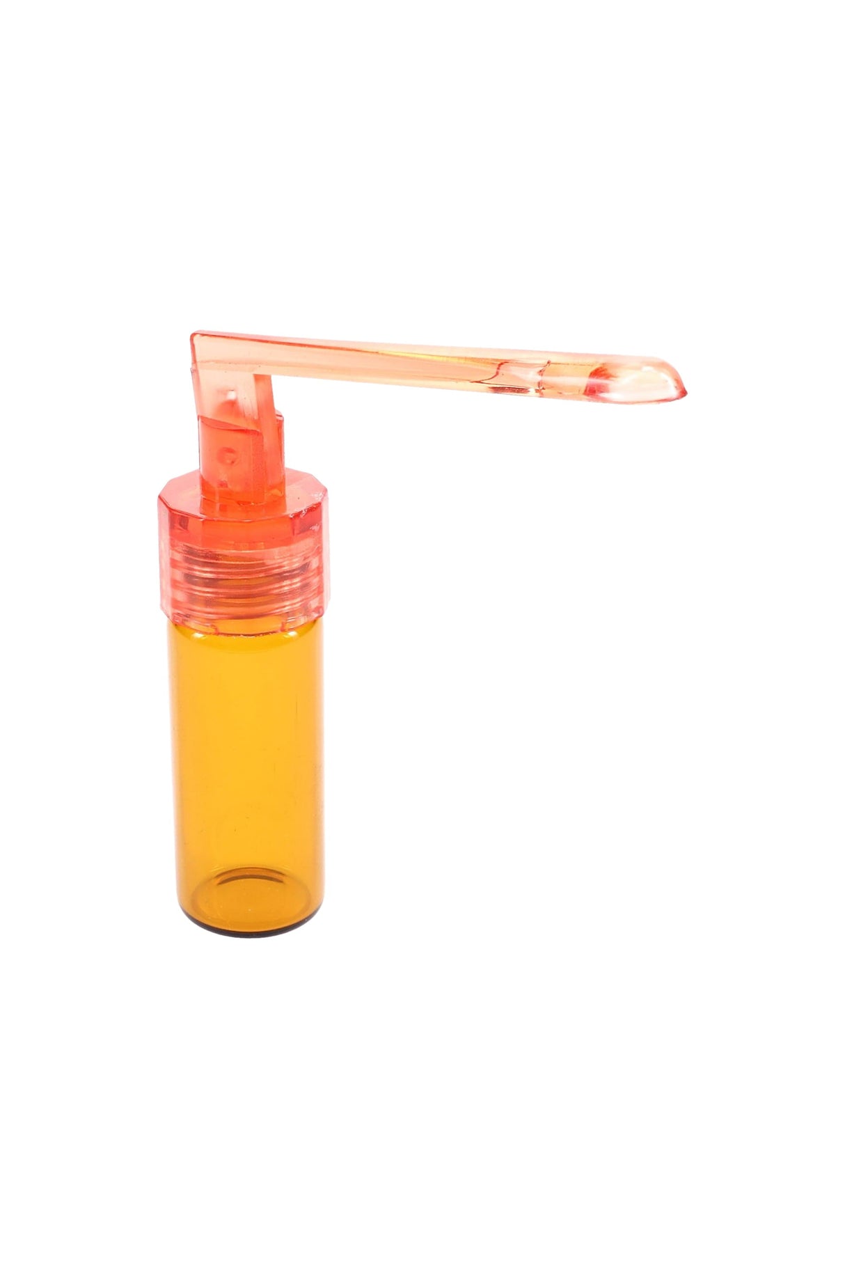 Amber Glass Snuff Vial with Spoon 51 mm - Assorted Colors
