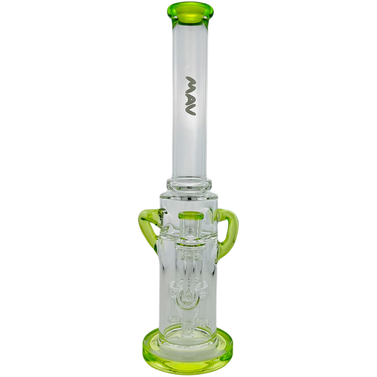 MAV Glass 15" Quad Love Incycler with Double Intake & Reverse Puck Percolator