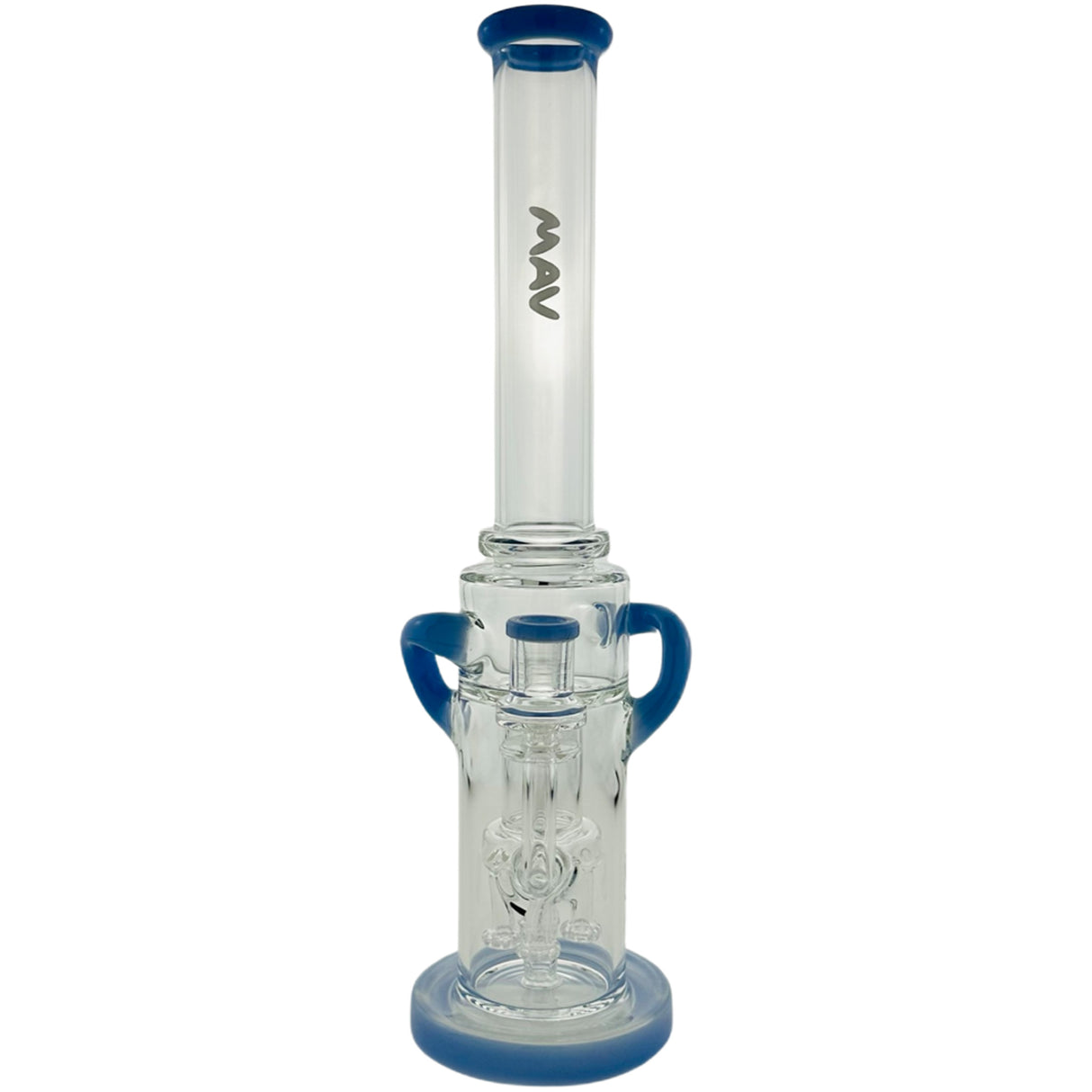 MAV Glass 15" Quad Love Incycler with Double Intake & Reverse Puck Percolator
