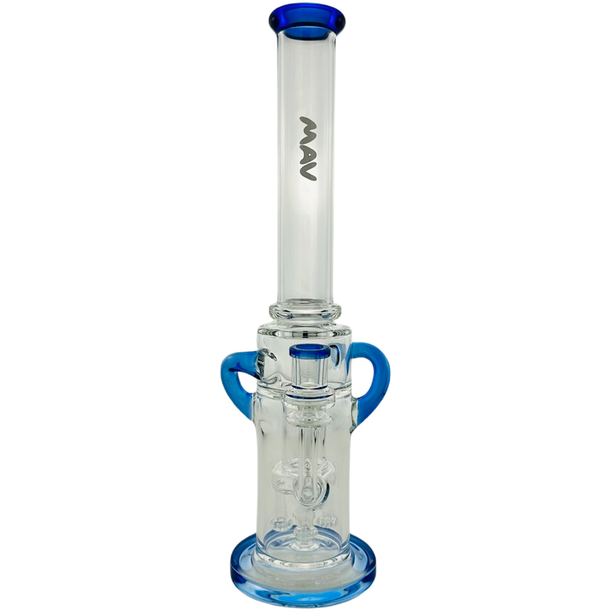 MAV Glass 15" Quad Love Incycler with Double Intake & Reverse Puck Percolator