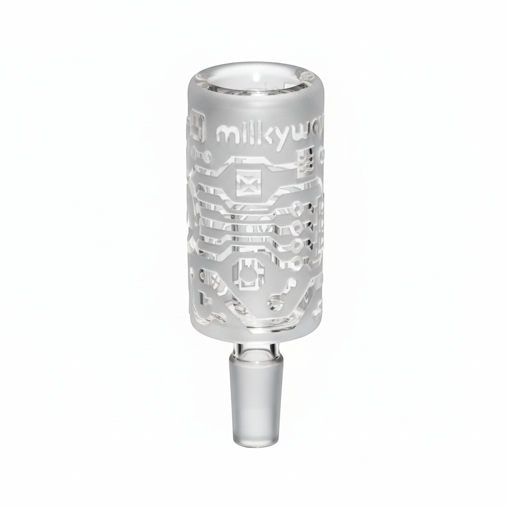 Circuitboard Clear Long Bowl