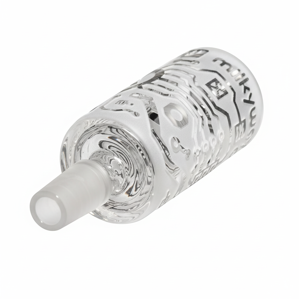 Circuitboard Clear Long Bowl