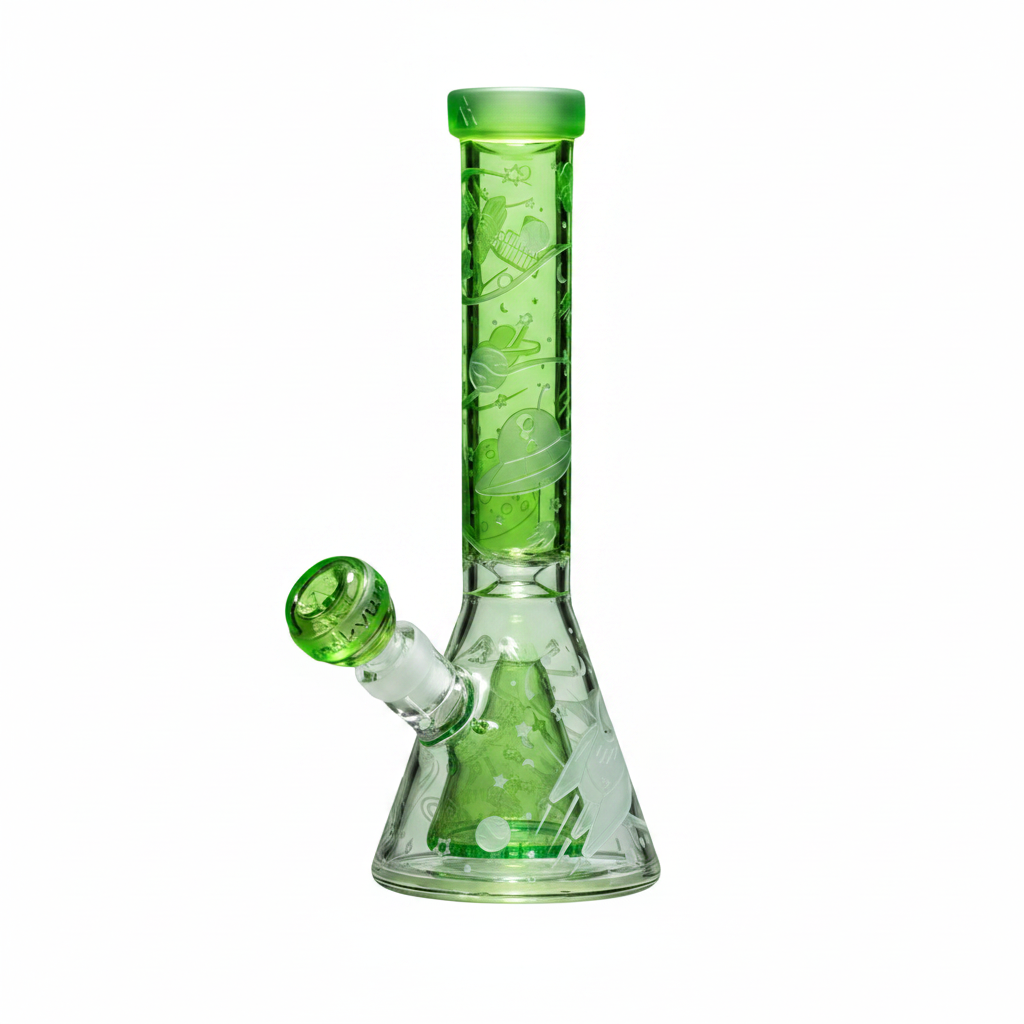Space Odyssey in 3D 11" Beaker Bong with Collins Perc