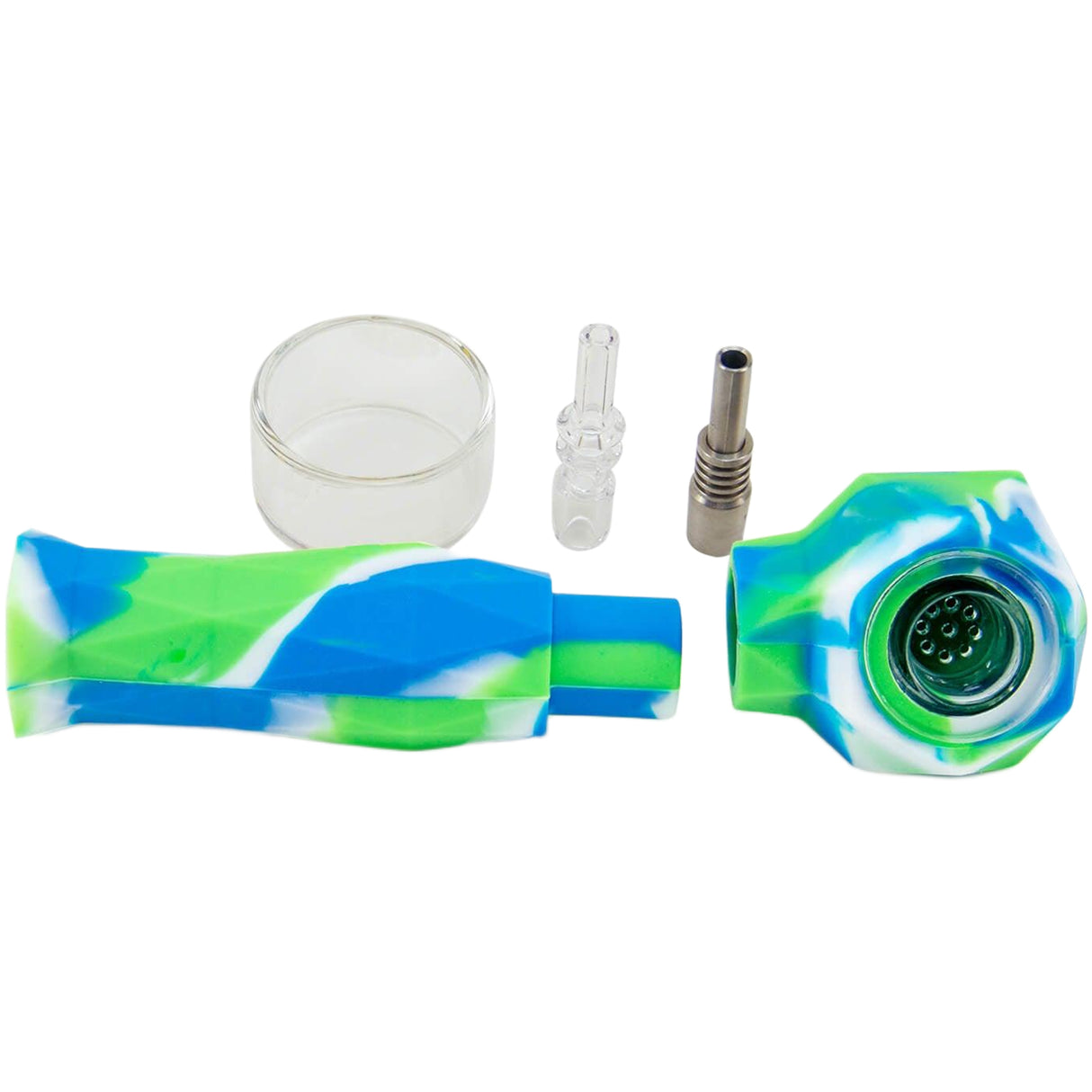 PILOT DIARY Silicone Honey Straw Nectar Collector w/ Quartz & Titanium Nail