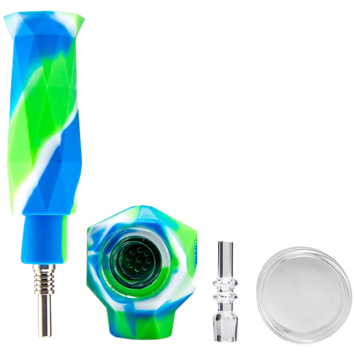 PILOT DIARY Silicone Honey Straw Nectar Collector w/ Quartz & Titanium Nail