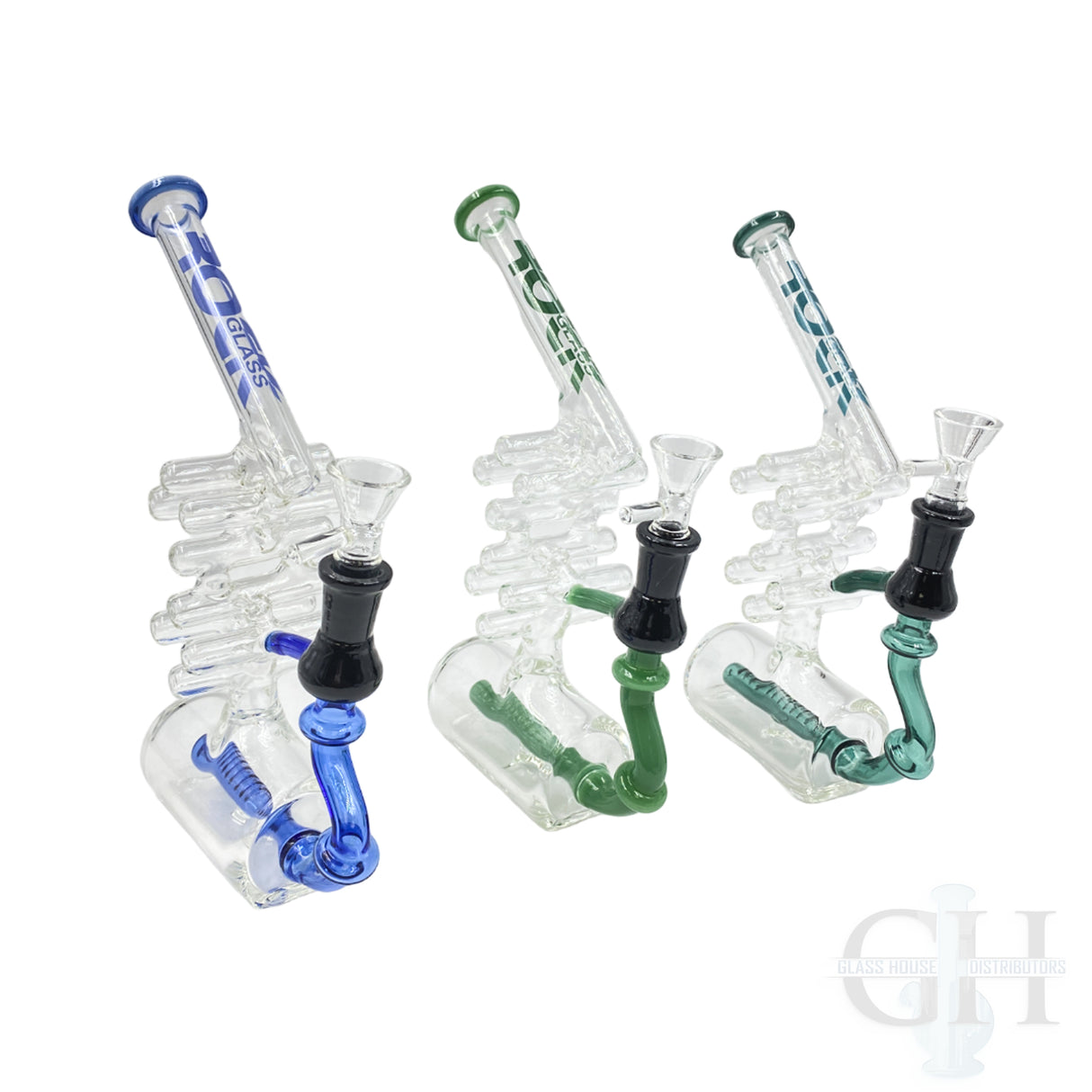 Rock Glass 10" Vortex Inline Recycler