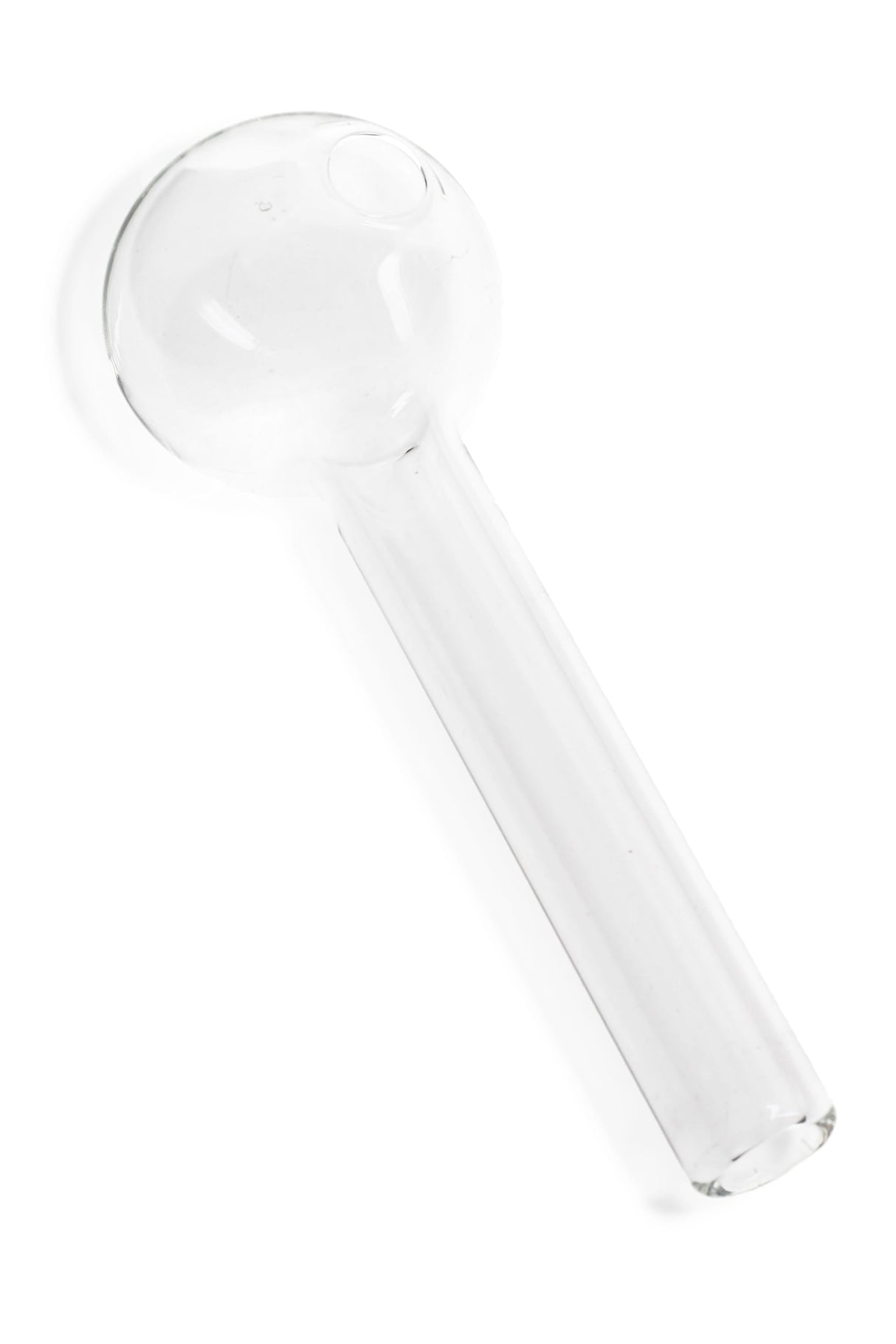 US-Made 4" Clear Thick Glass Oil Burner Pipe