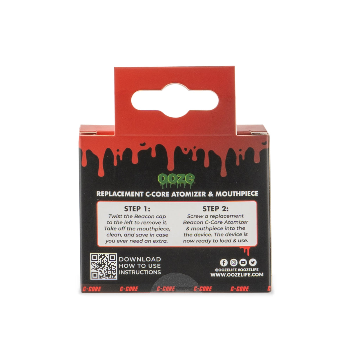 Ooze Beacon Onyx Atomizer & Mouthpiece Replacement Pack