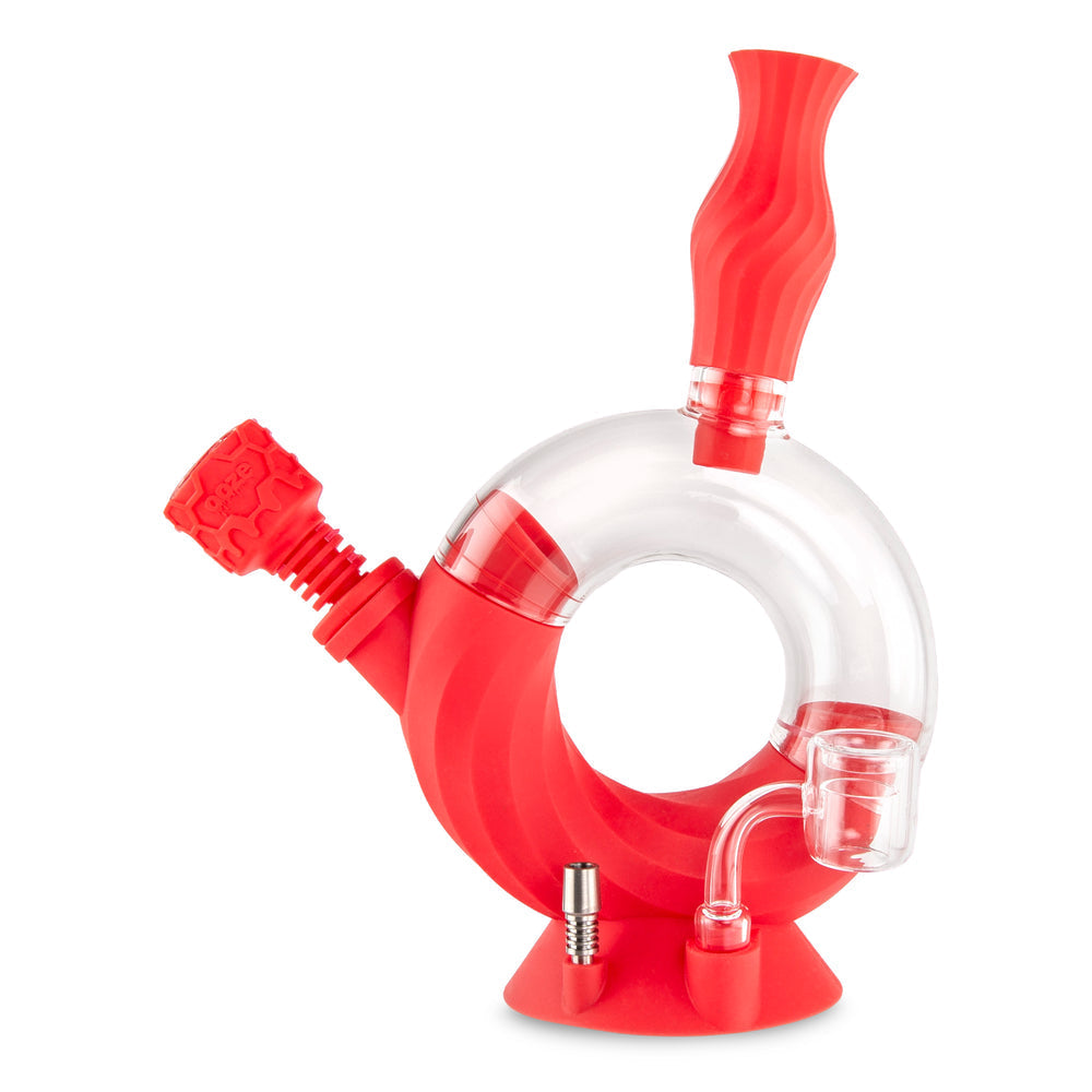 Ooze Ozone 4-in-1 hybrid silicone and glass water pipe