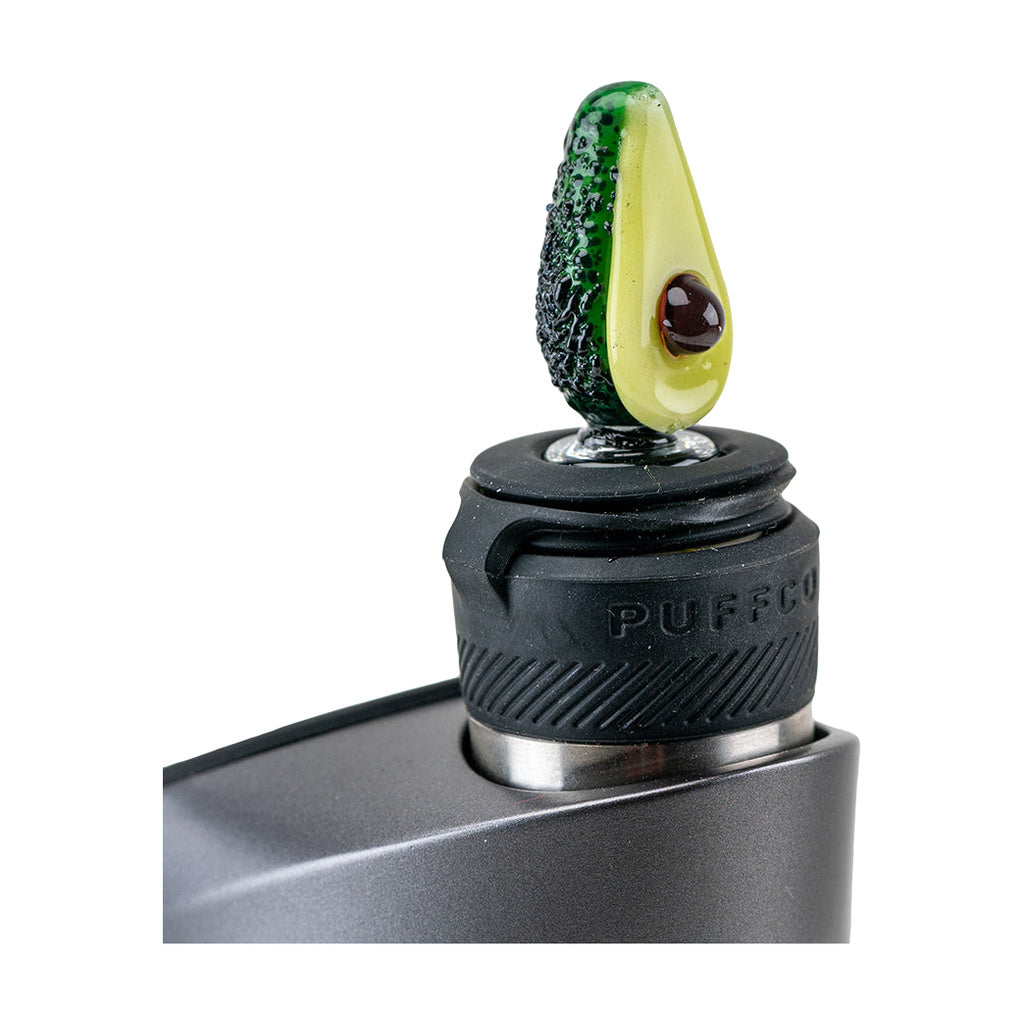 Empire Glassworks Avocadope Puffco Peak Pro Carb Cap, Borosilicate, Close-up