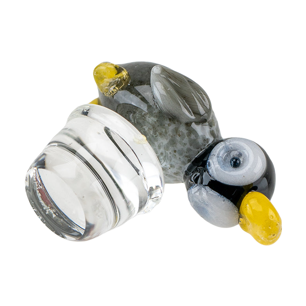Empire Glassworks Penguin Puffco Peak Pro Carb Cap, Borosilicate, Side View