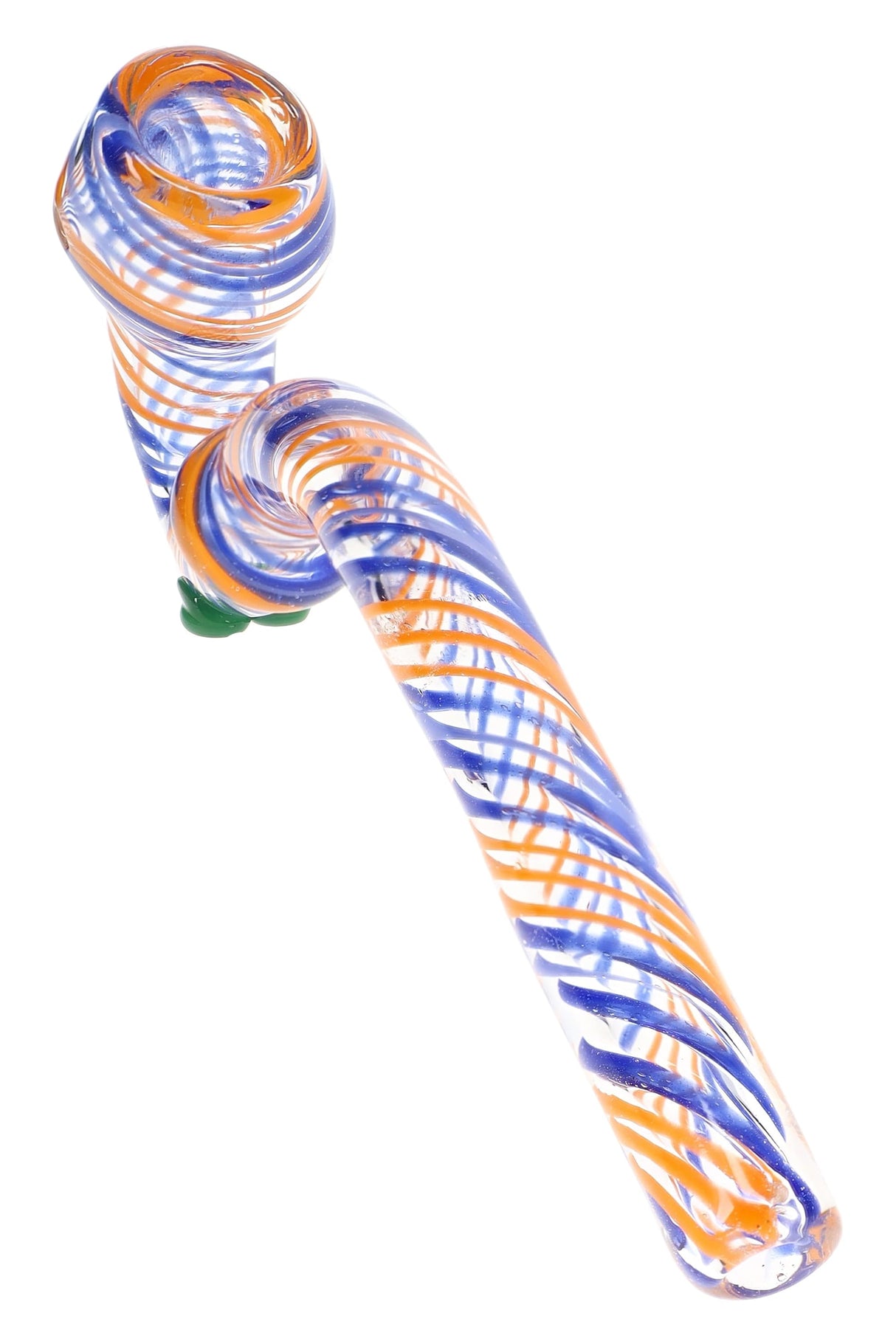 Swirl Ribbon Sherlock Glass Pipe Ribbon Wizard 8 inch