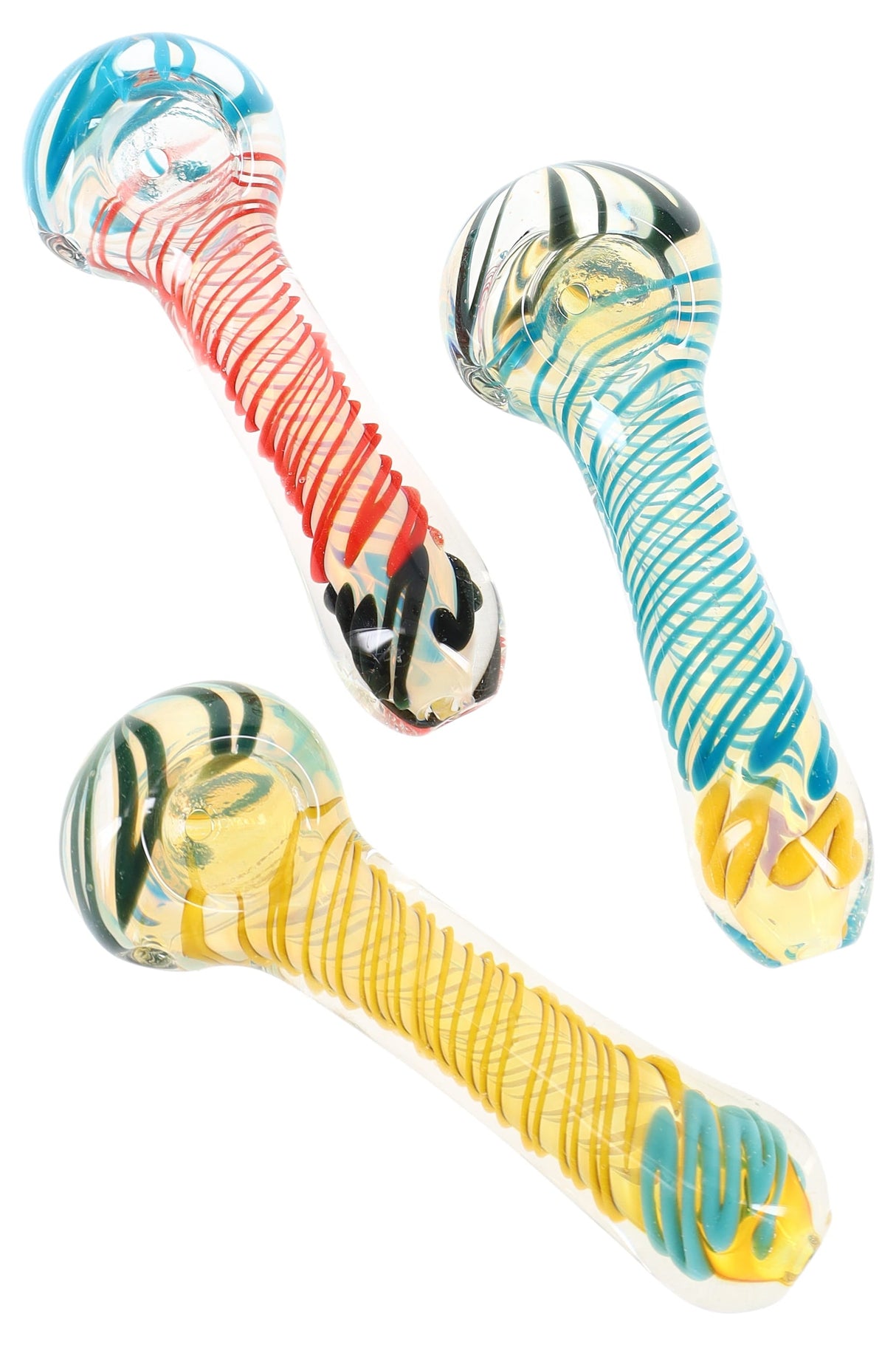 3.5″ Color-Changing Spiral Glass Spoon Pipe