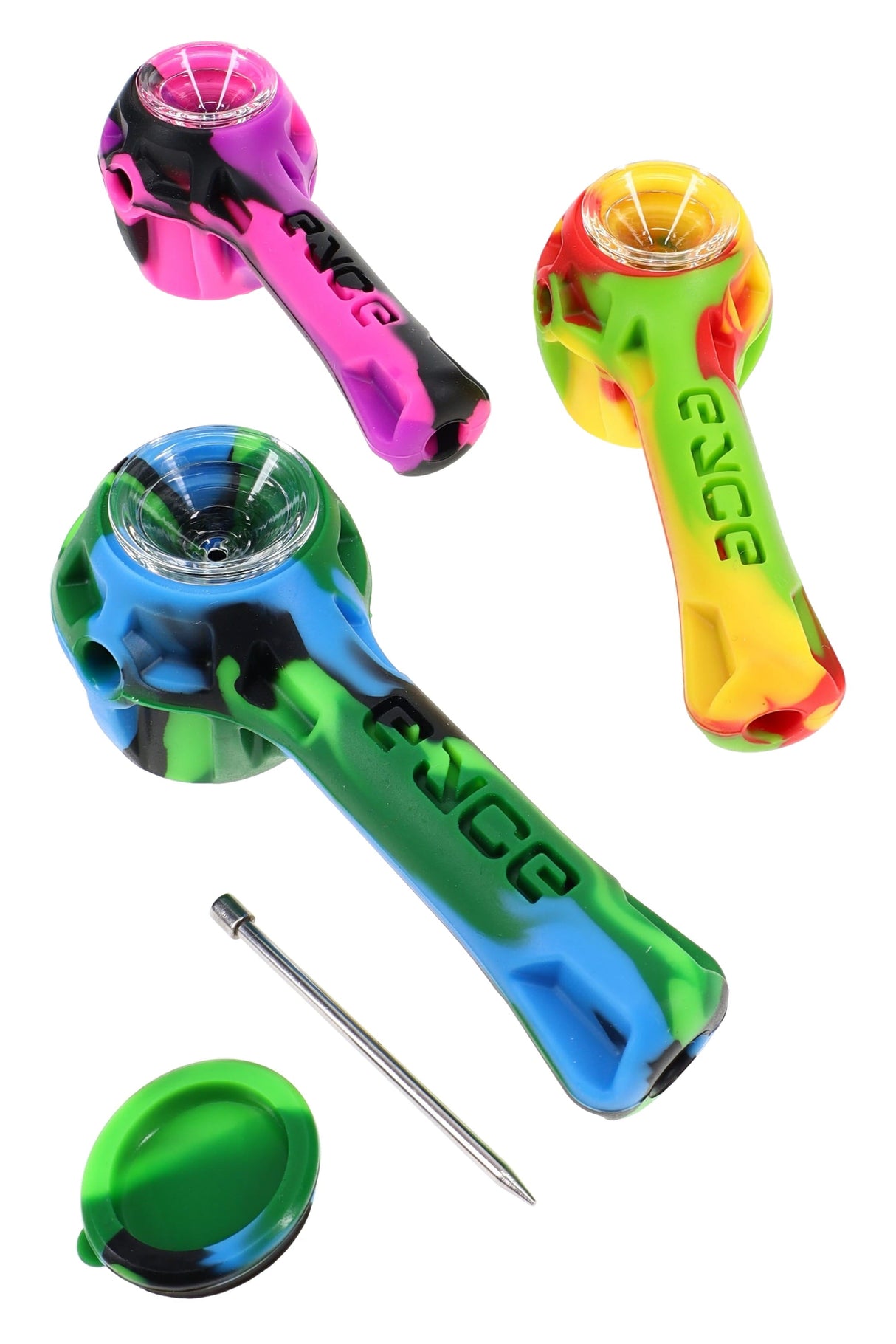 Eyce Gavel Silicone Spoon Pipe – 4½″ – Assorted Colors