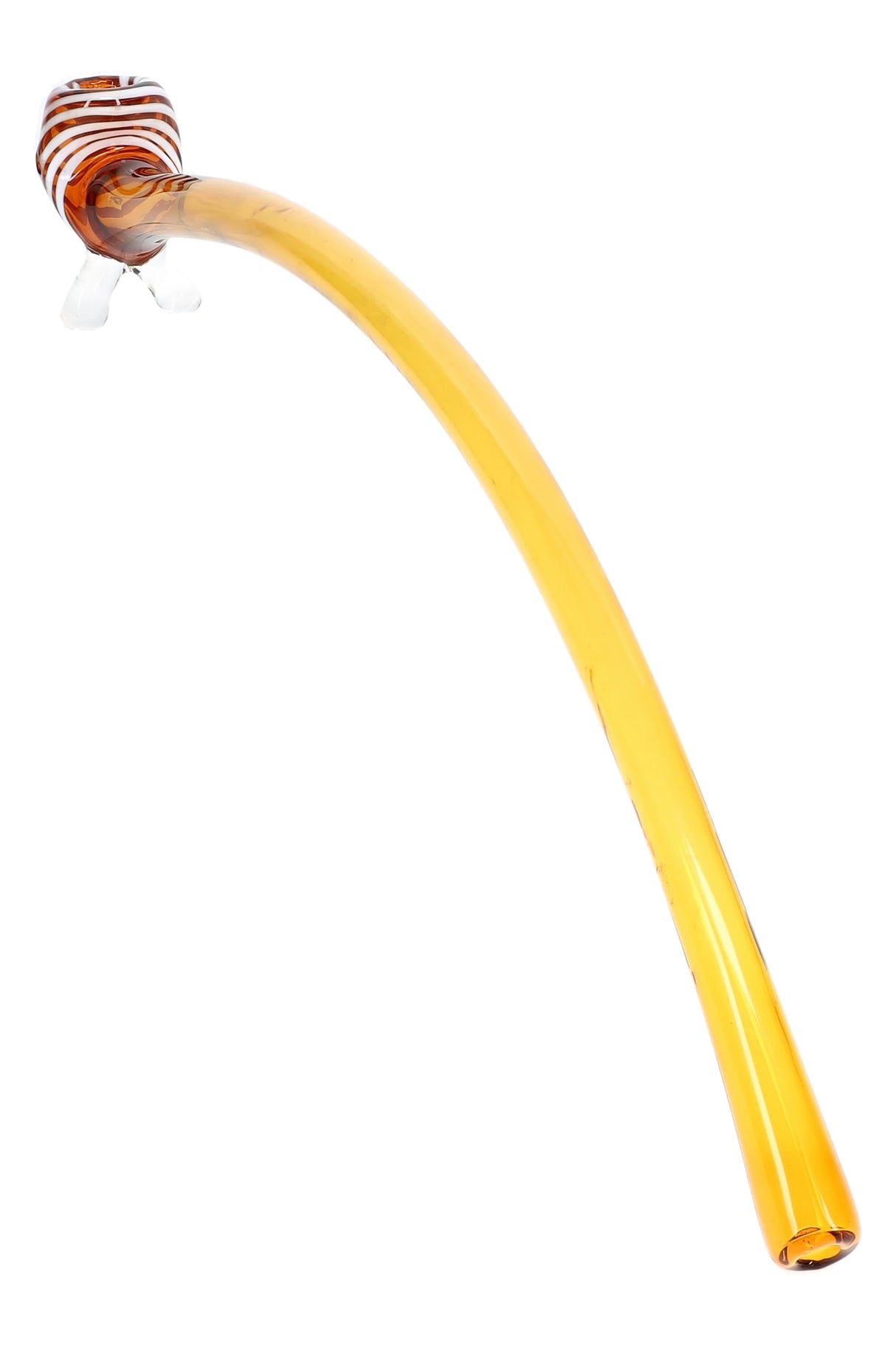 Long Colored Striped Glass Gandalf Pipe “Wizard Wand” – 17″