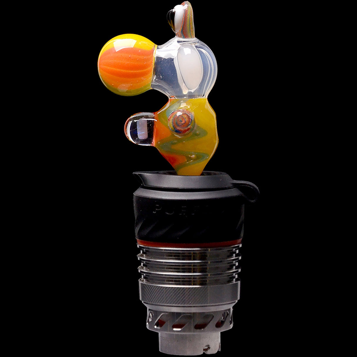 Rupert's Drop Dino Puffco Proxy Glass Ball Cap