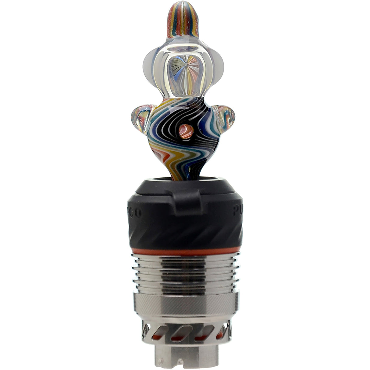 Rupert's Drop Dino Puffco Proxy Glass Ball Cap