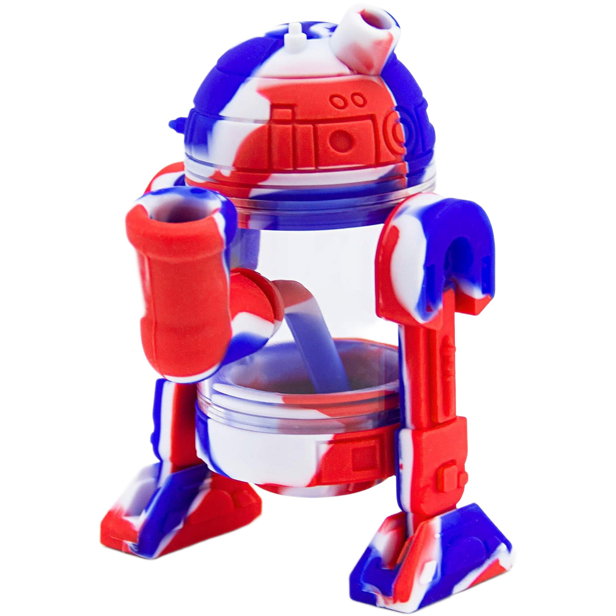 PILOT DIARY Silicone Robot Bubbler - Unbreakable, for Herbs & Concentrates
