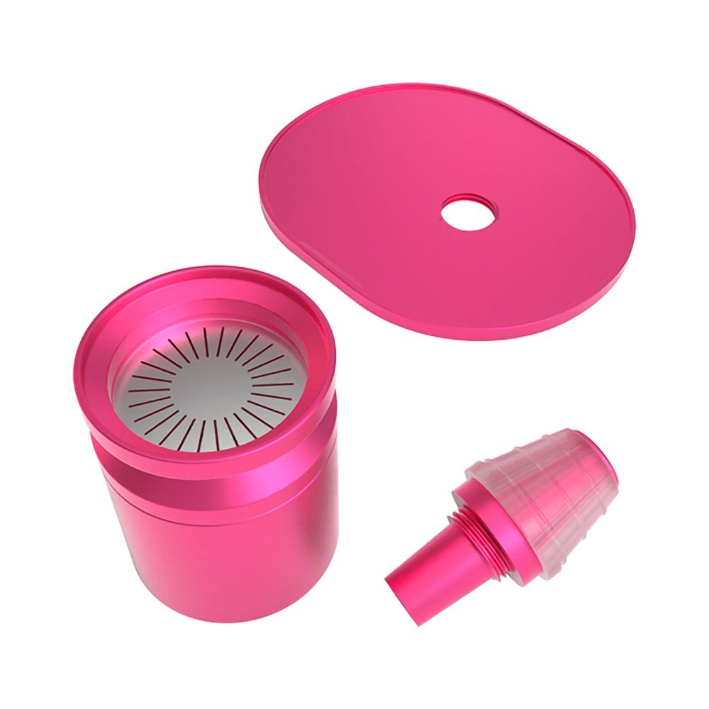 Stündenglass Kompact Infuser Water Pipe Accessory Set in Pink