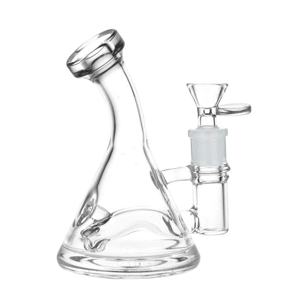 Resonance Abounds Bell Glass Water Pipe - Angled Side View - 5.75" 14mm Female Joint