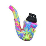 Eyce Oraflex Silicone Sherlock Pipe in vibrant colors, 4.5" size, with durable design