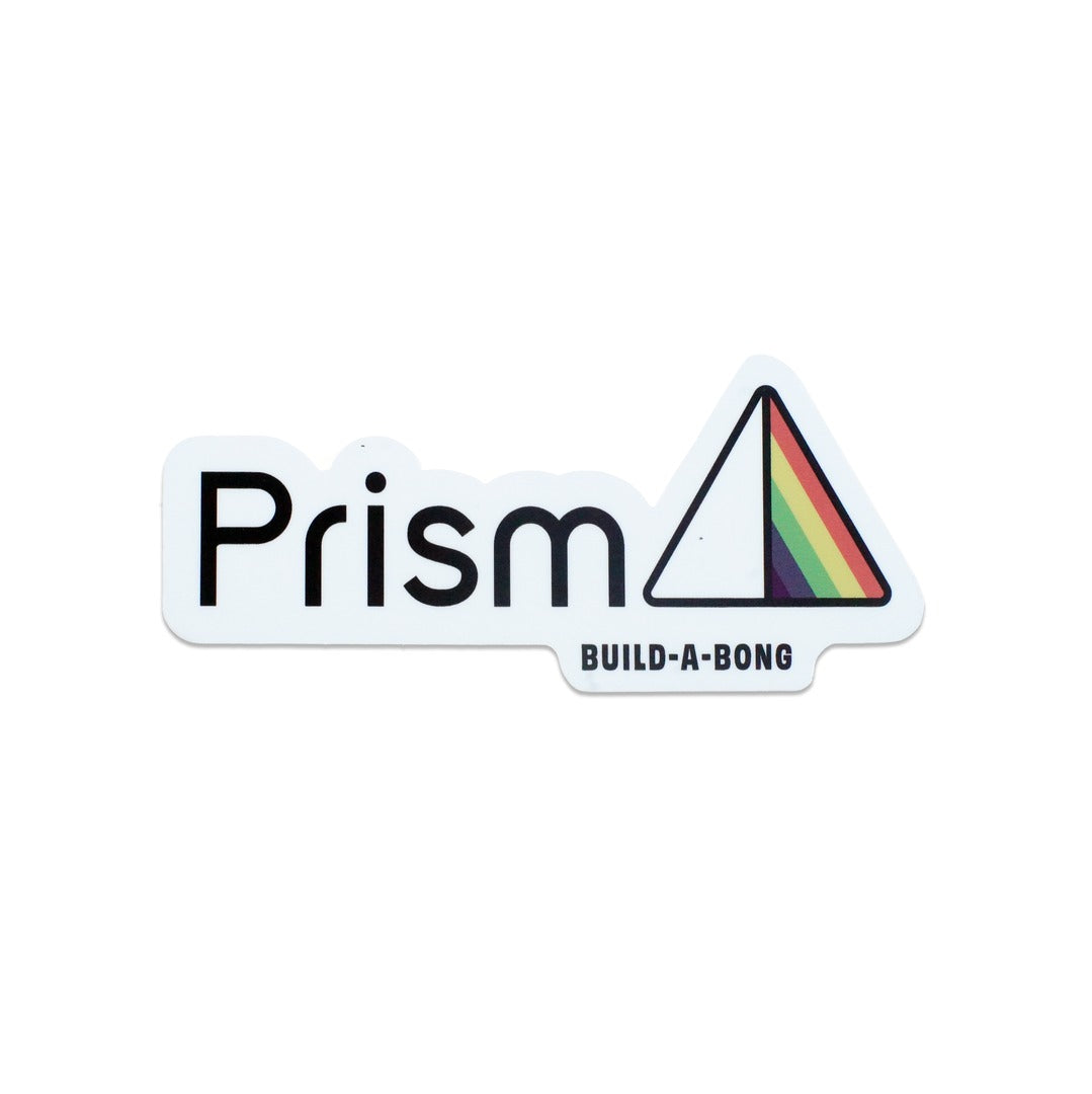 White Prism Logo Sticker