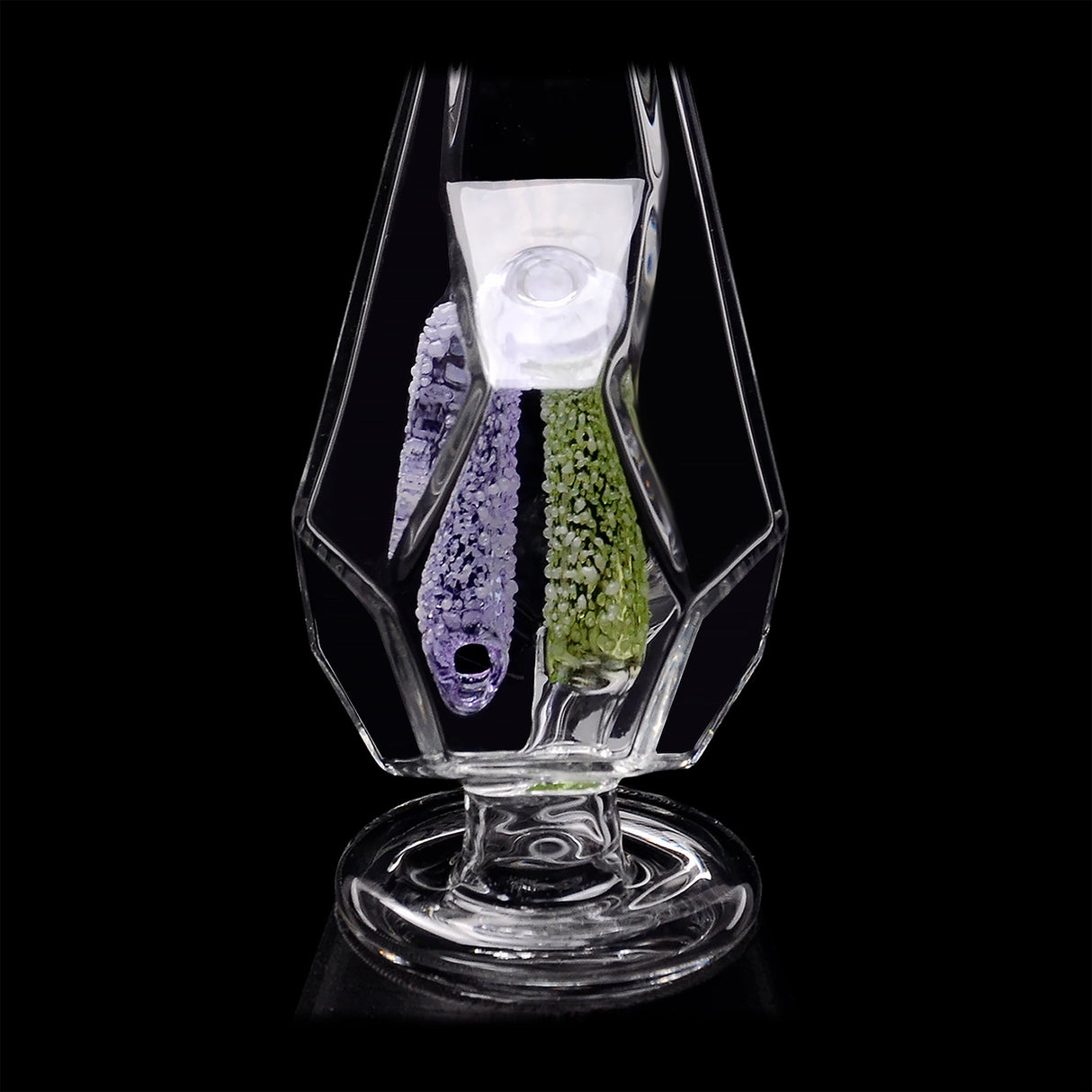 CaliBear Crystal Arch Puffco Peak Glass Attachment