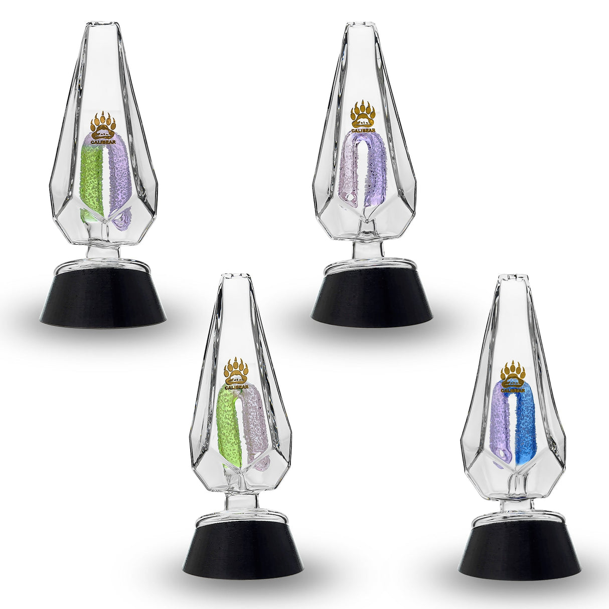 CaliBear Crystal Arch Puffco Peak Glass Attachment